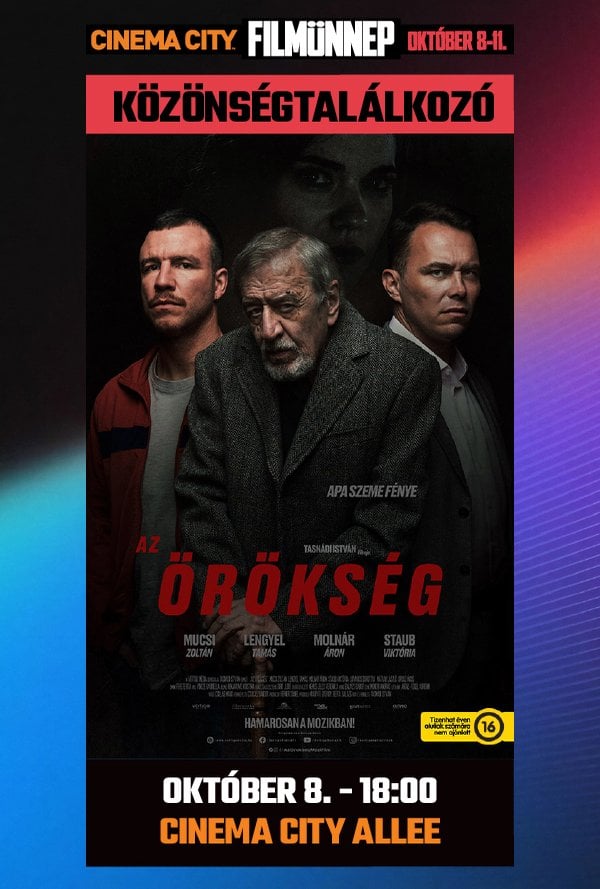 Az örökség - Közönségtalálkozó, Filmünnep - Allee plakát
