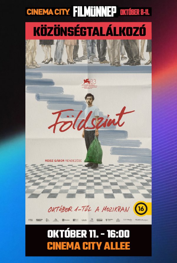 Földszint – Közönségtalálkozó, Filmünnep plakát