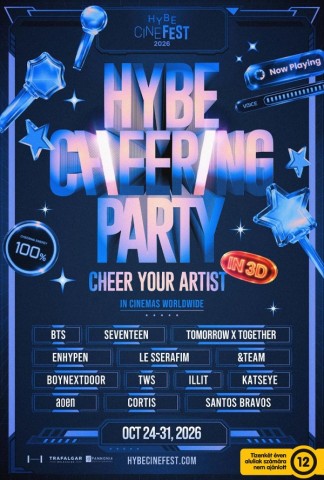 Hybe cheering party plakát