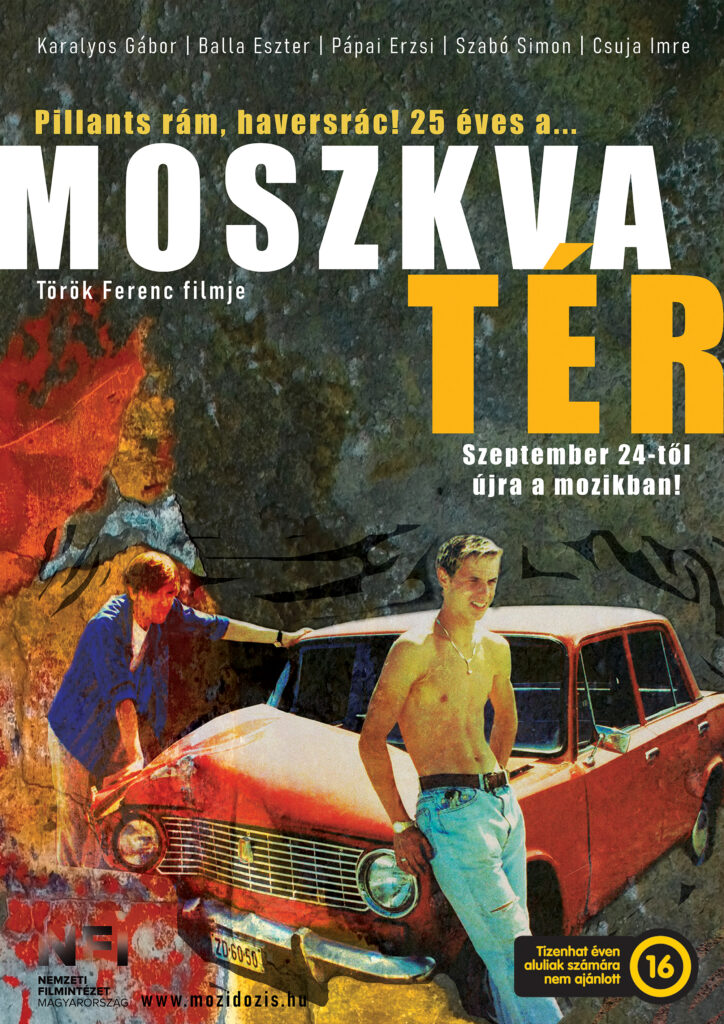 Moszkva tér 25. szülinap | 35mm-es vetítés plakát