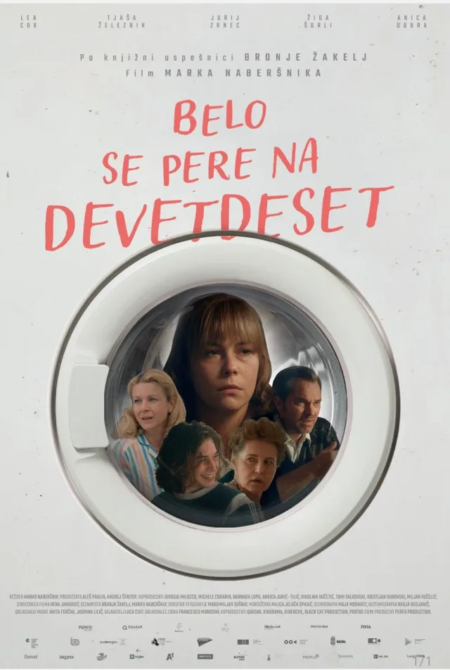 Szlovén Filmnapok 2026 - A fehéret kilencven fokon mossuk plakát