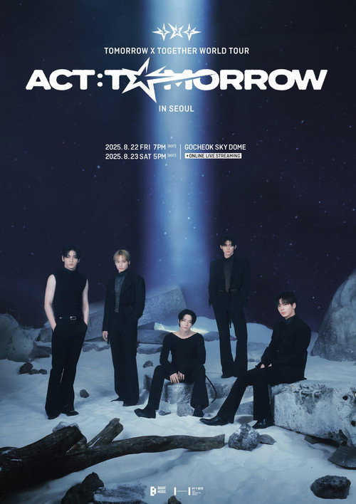 Tomorrow x together world tour 'act : tomorrow' plakát